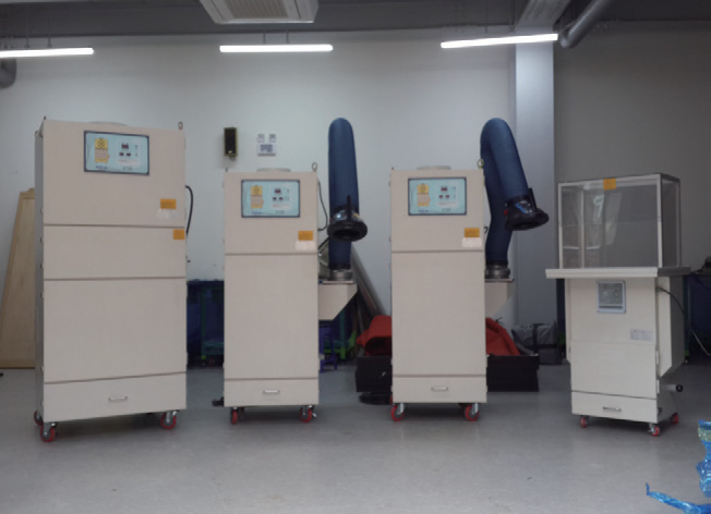 서울예대 조형시 발생하는 분진 포집