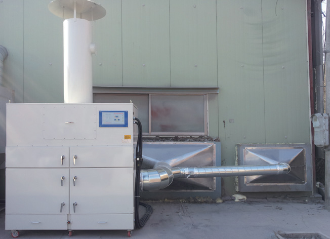 분체 도장 작업 발생 분진 포집