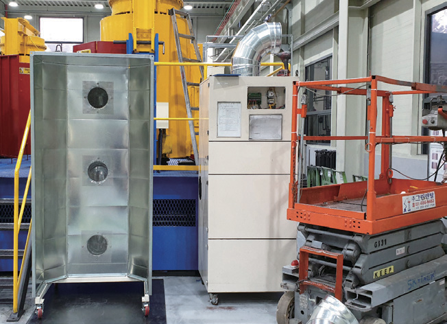 그라인더 사상작업 분진 포집