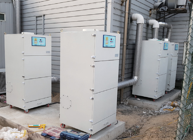 2차 전지 원료 작업 발생 분진 포집