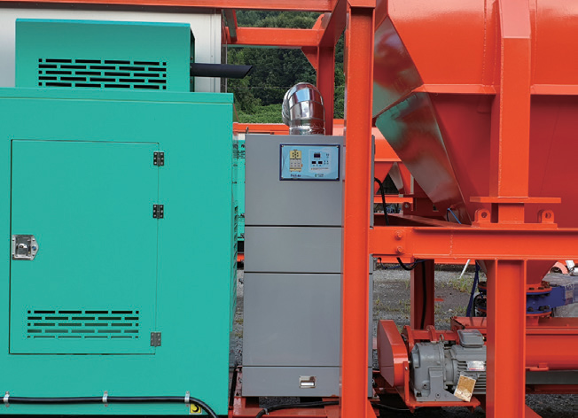 분체 이송시 발생하는 분진 포집