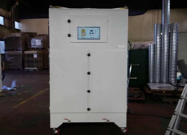 연갓 작업시 발생하는 미스트분진 포집