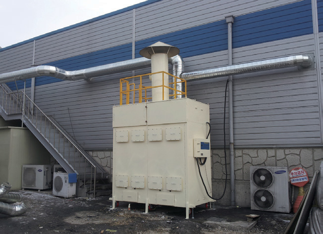 흙연 건조시 발생하는 가스 포집