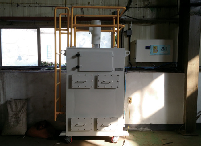 도장 공정시 발생하는 가스 포집