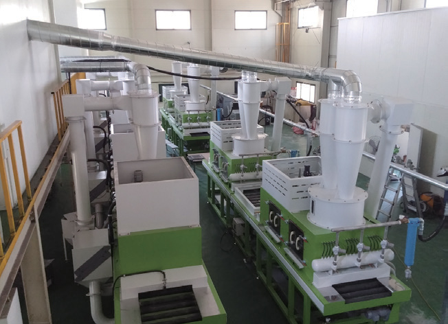 인조대리석 가공시 발생하는 분진 포집