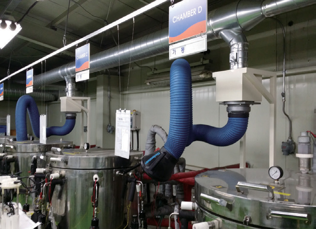 이송설비라인 암후드설치