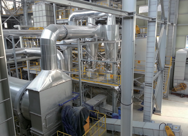 Raw material mixing mixer dust collection